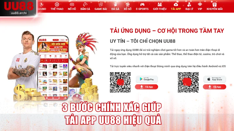 3 bước chính xác giúp tải app UU88 hiệu quả