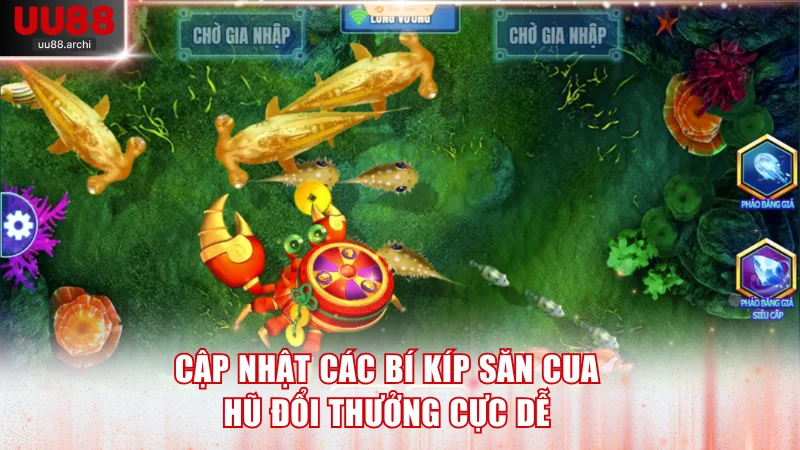 Cập nhật các bí kíp săn Cua hũ đổi thưởng cực dễ